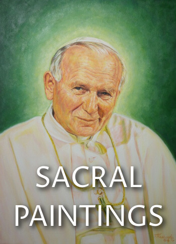 Sacral paintings by Tomasz Wachowicz